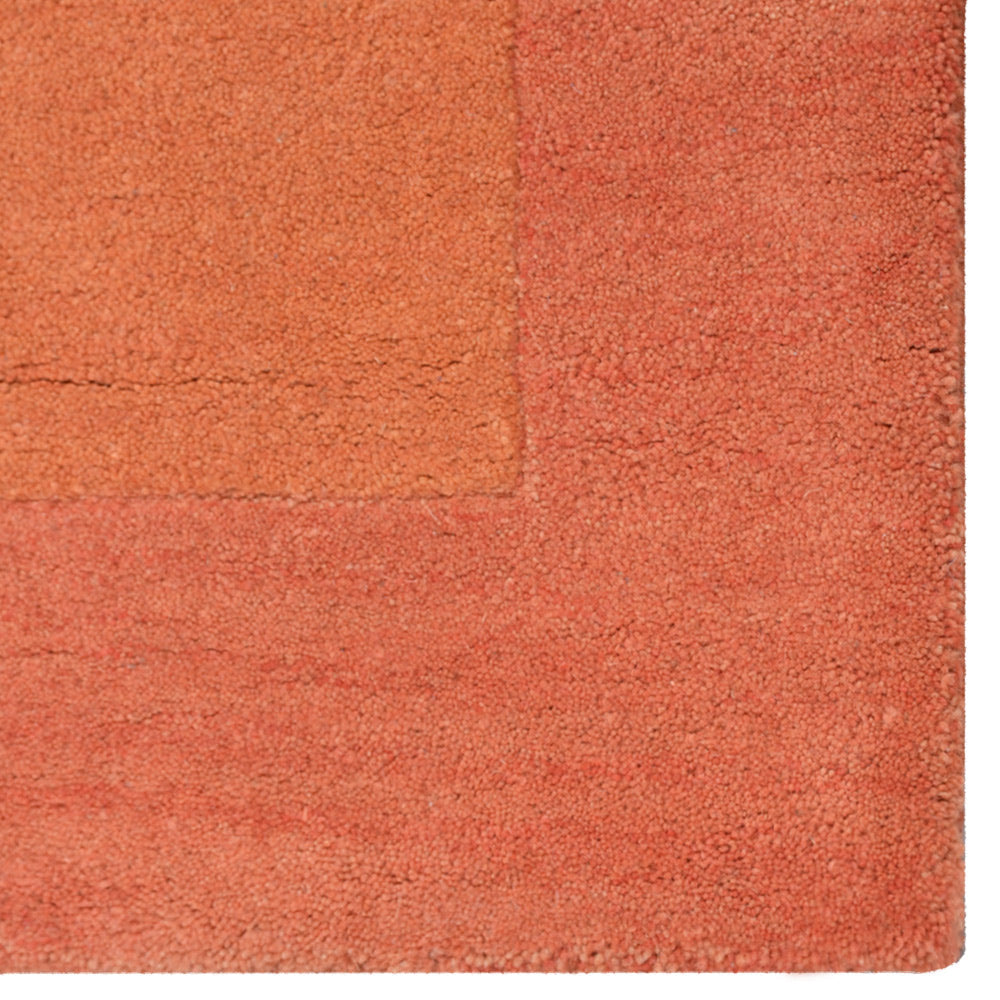 Hand Tufted Wool Area Rug Contemporary Blue K00201