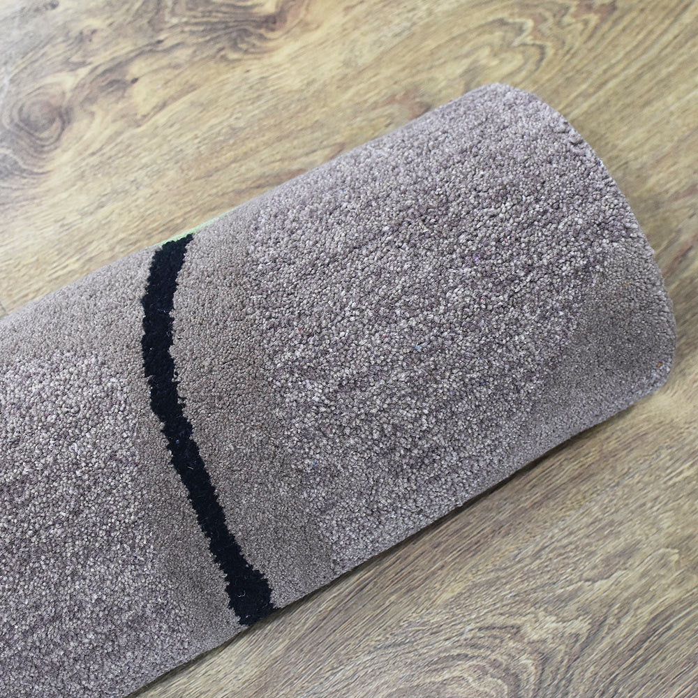 Hand Tufted Camel Wool Floral Rug