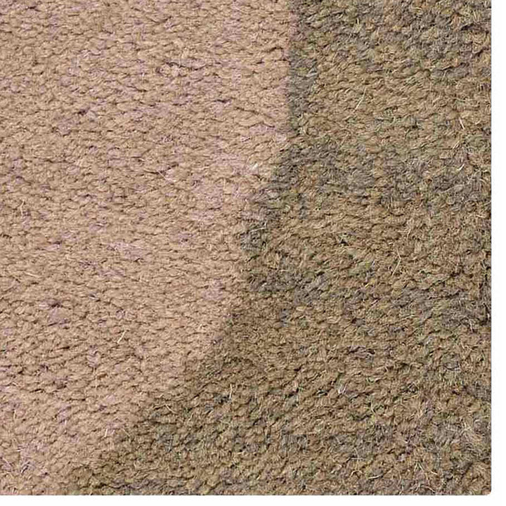 Hand Tufted Wool Area Rug Abstract Beige Brown K00654
