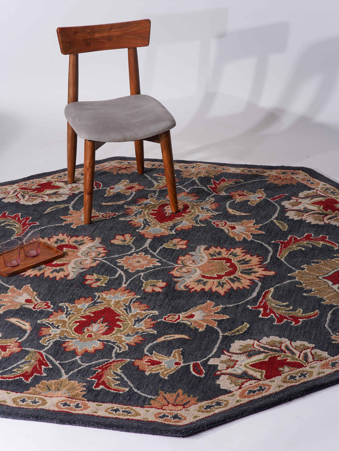 Hand Tufted Wool Oriental Rug