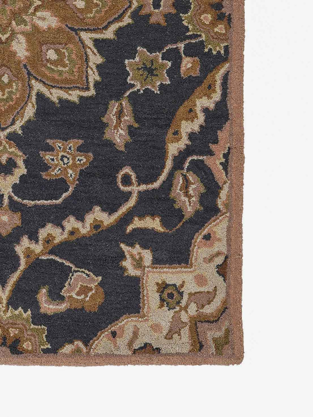 Hand Tufted Charcoal Wool Oriental Rug