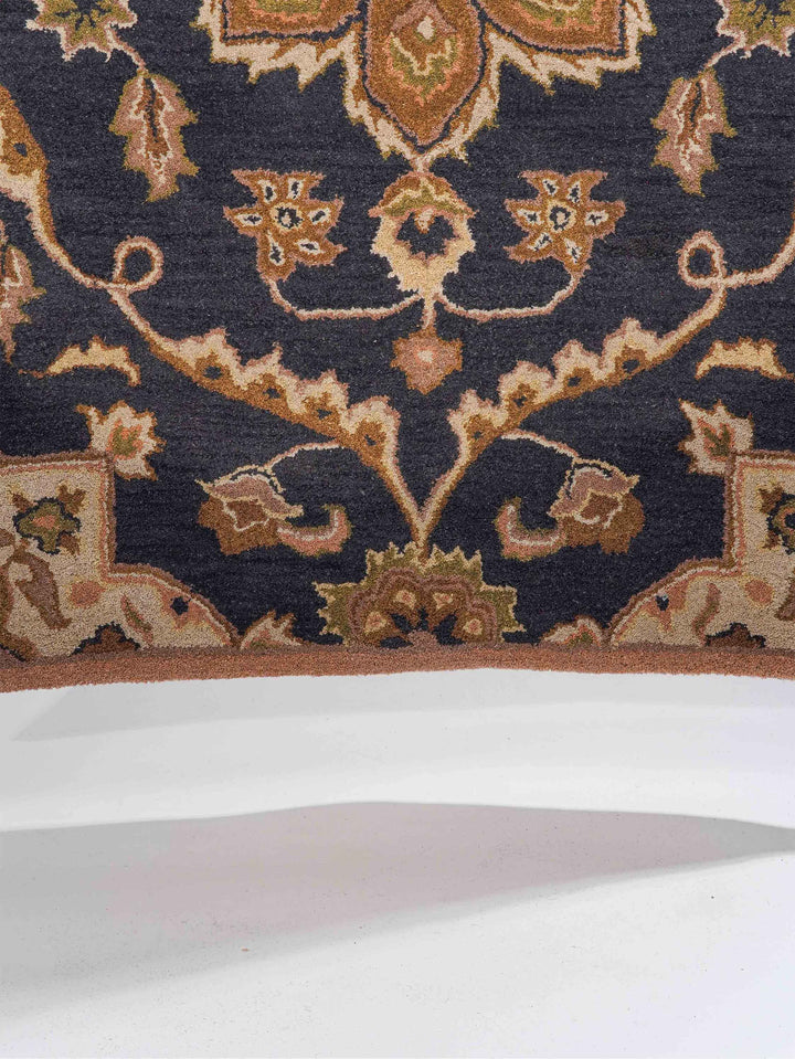 Hand Tufted Charcoal Wool Oriental Rug