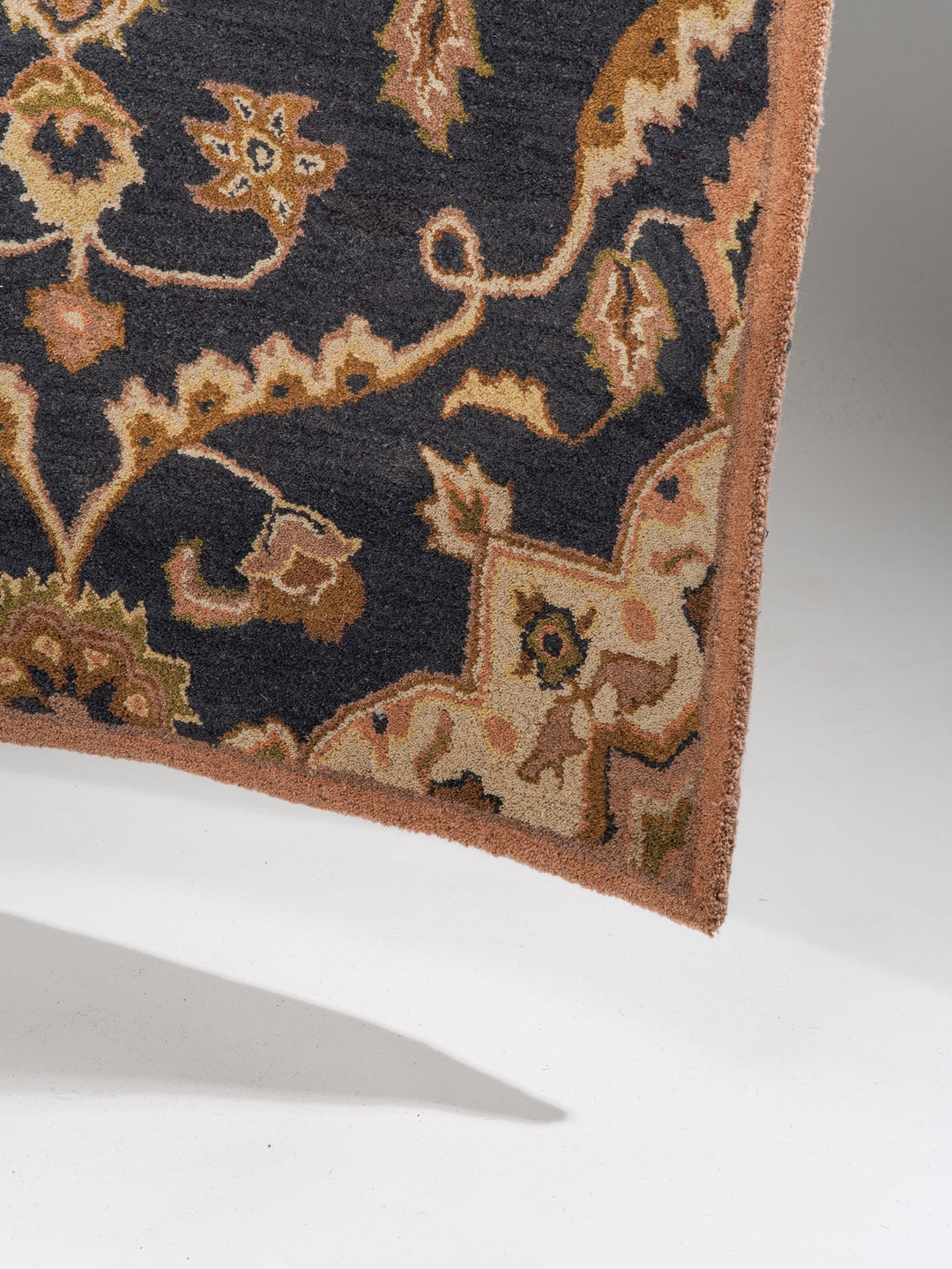 Hand Tufted Charcoal Wool Oriental Rug