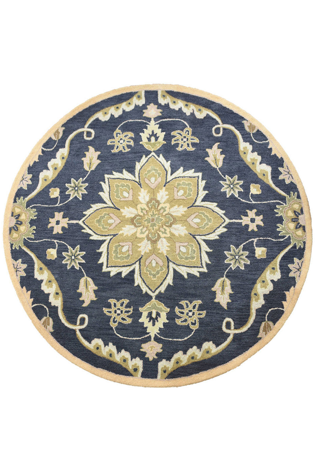 Hand Tufted Charcoal Wool Oriental Rug