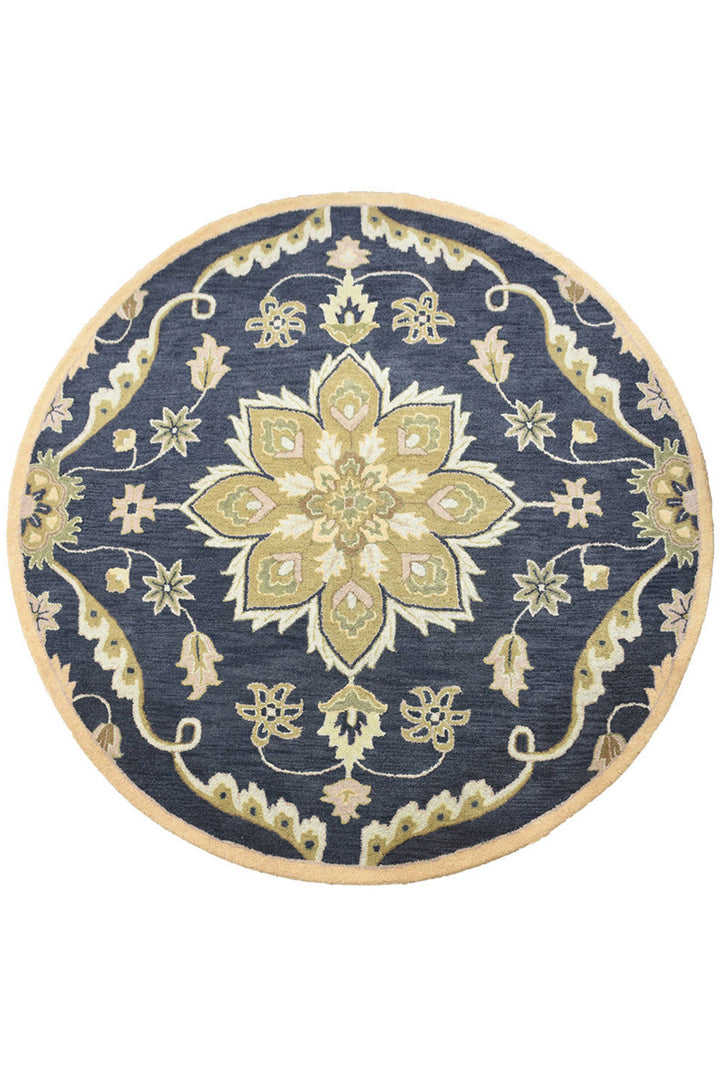 Hand Tufted Charcoal Wool Oriental Rug