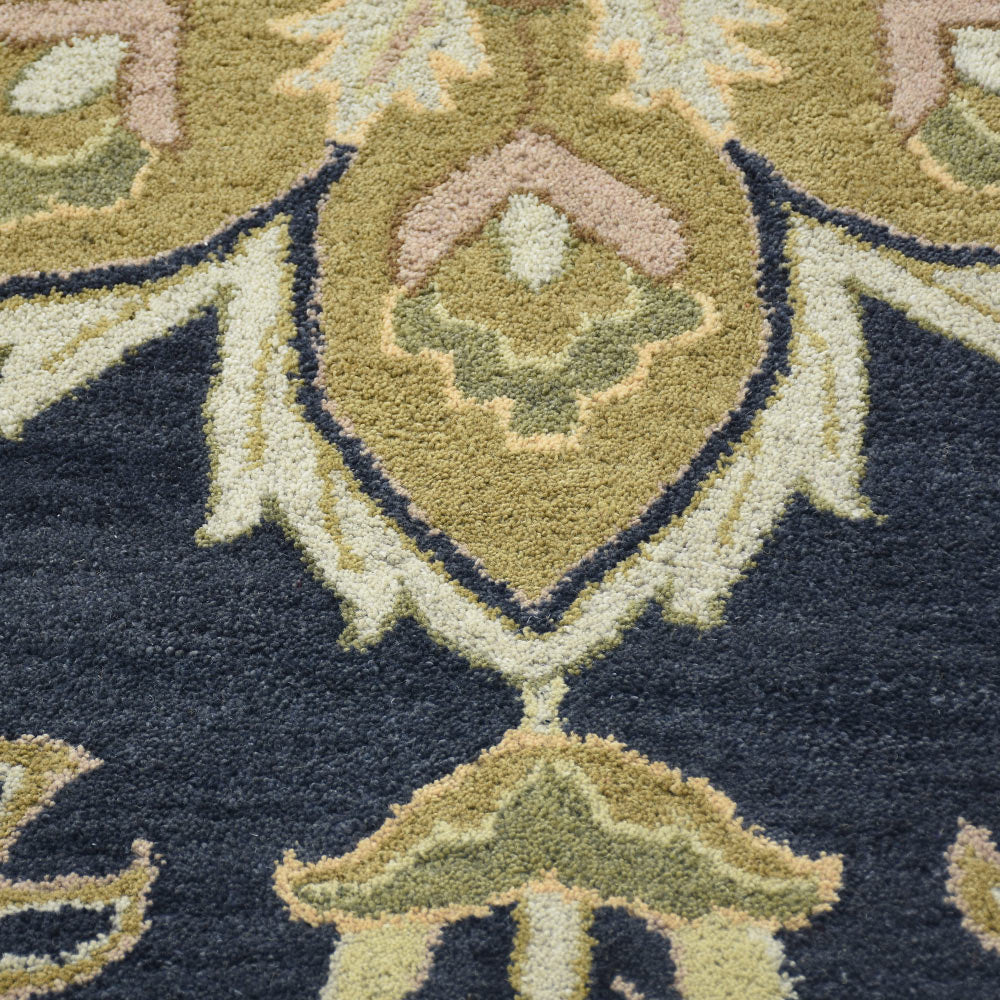 Hand Tufted Charcoal Wool Oriental Rug