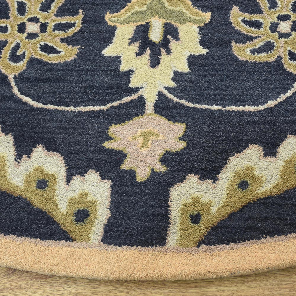 Hand Tufted Charcoal Wool Oriental Rug