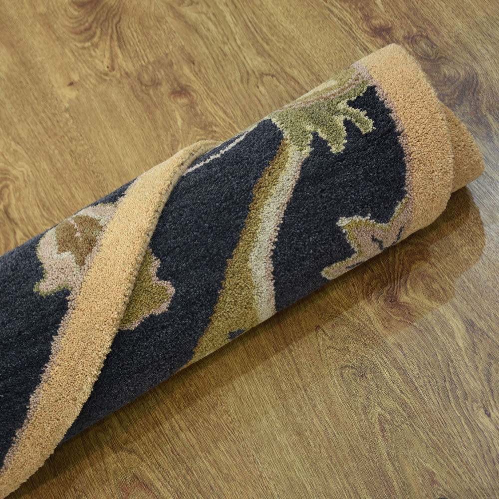 Hand Tufted Charcoal Wool Oriental Rug