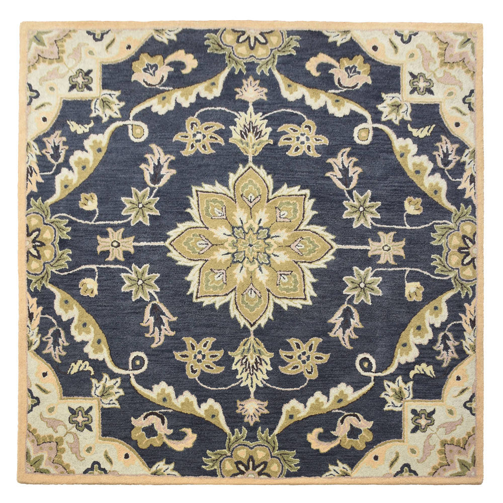 Hand Tufted Charcoal Wool Oriental Rug