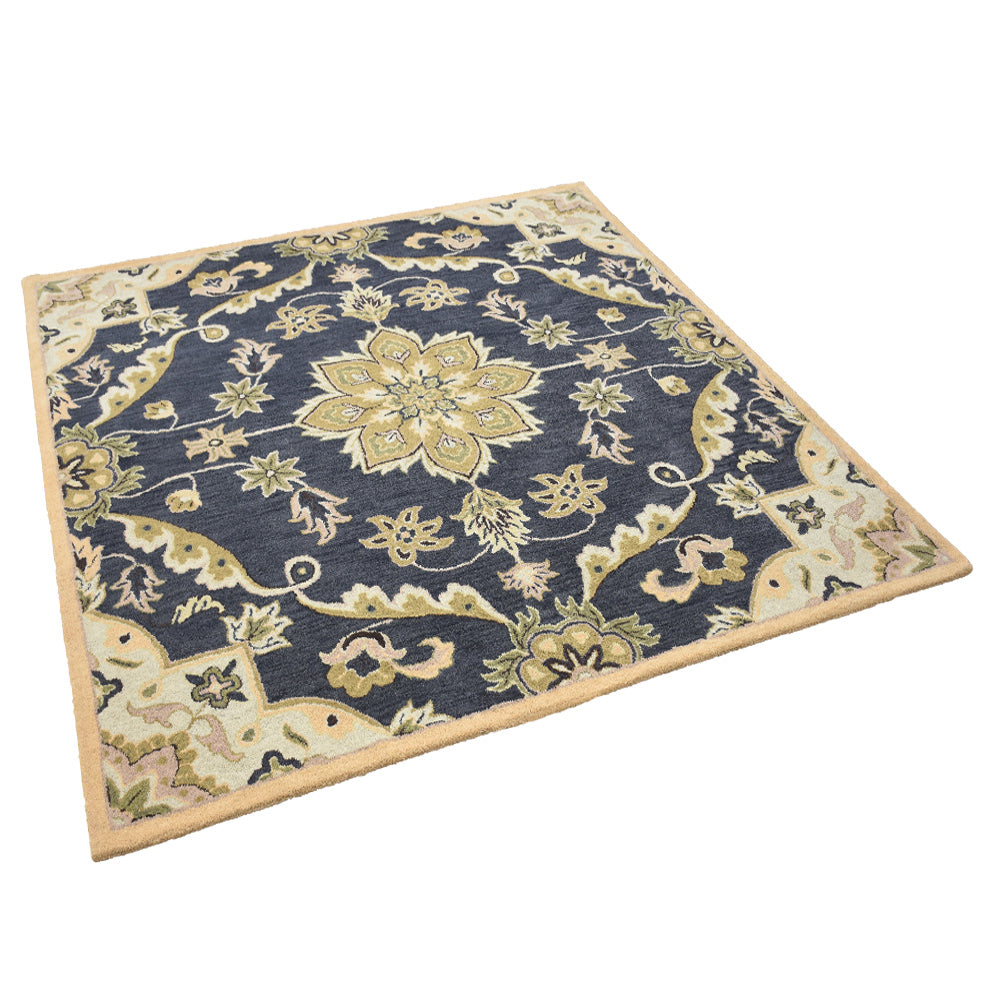 Hand Tufted Charcoal Wool Oriental Rug