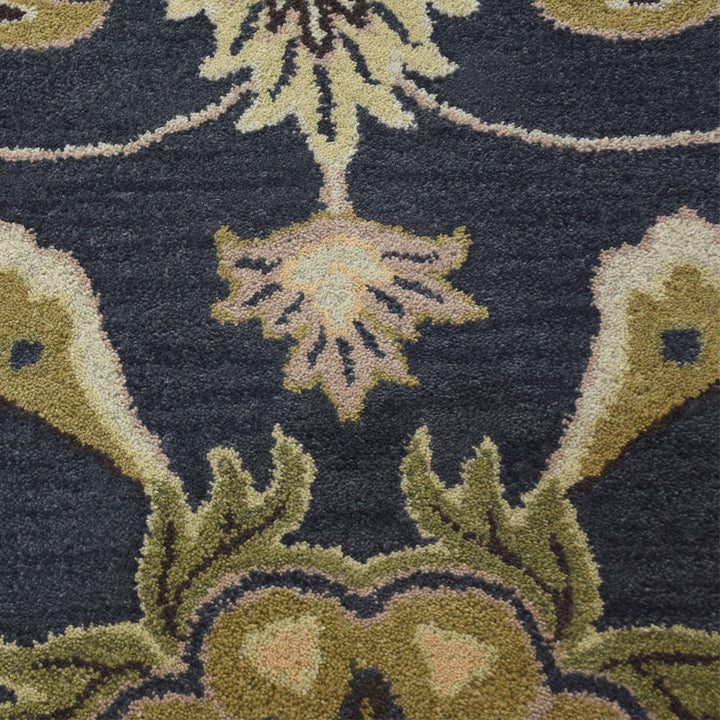 Hand Tufted Charcoal Wool Oriental Rug