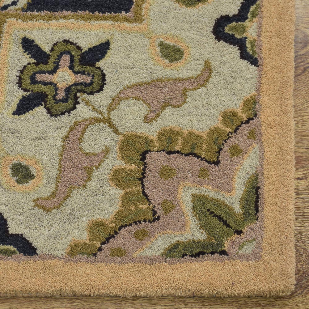 Hand Tufted Charcoal Wool Oriental Rug