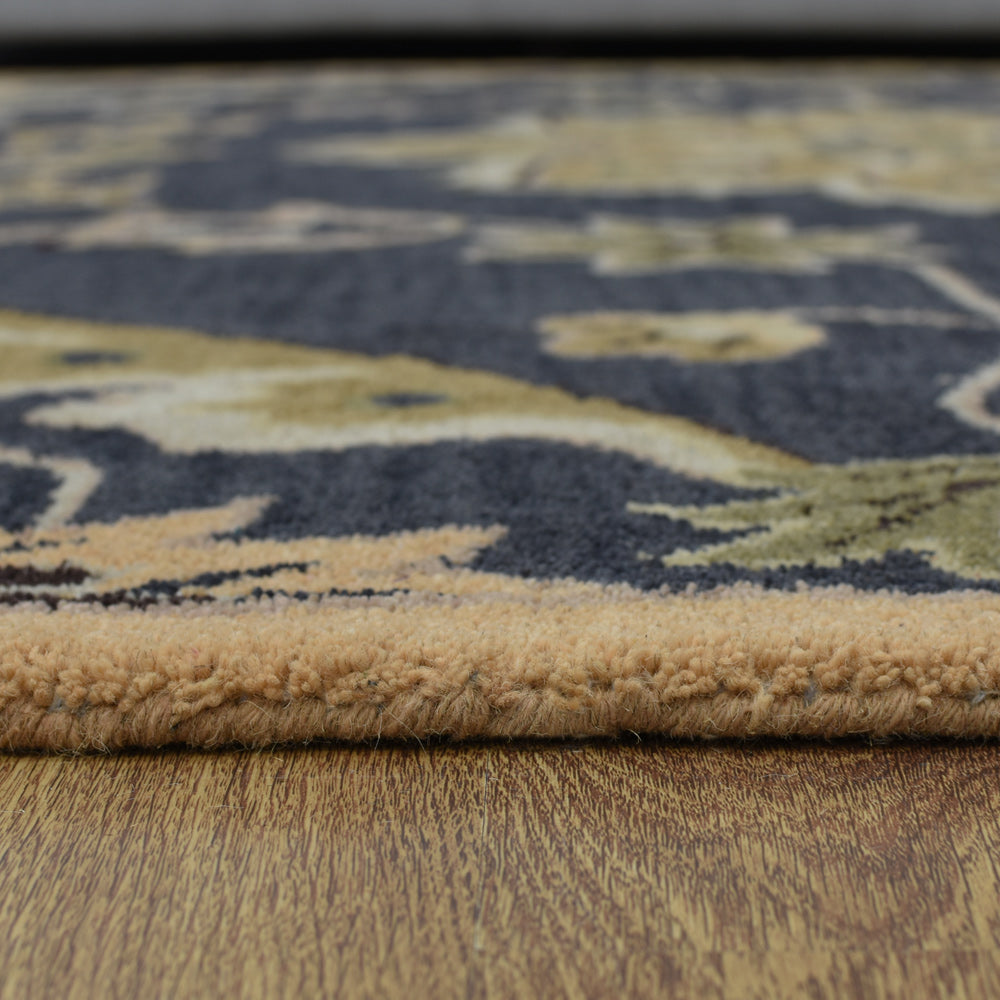 Hand Tufted Charcoal Wool Oriental Rug
