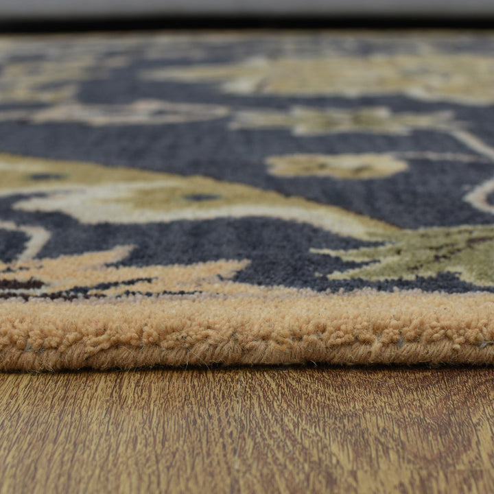 Hand Tufted Charcoal Wool Oriental Rug