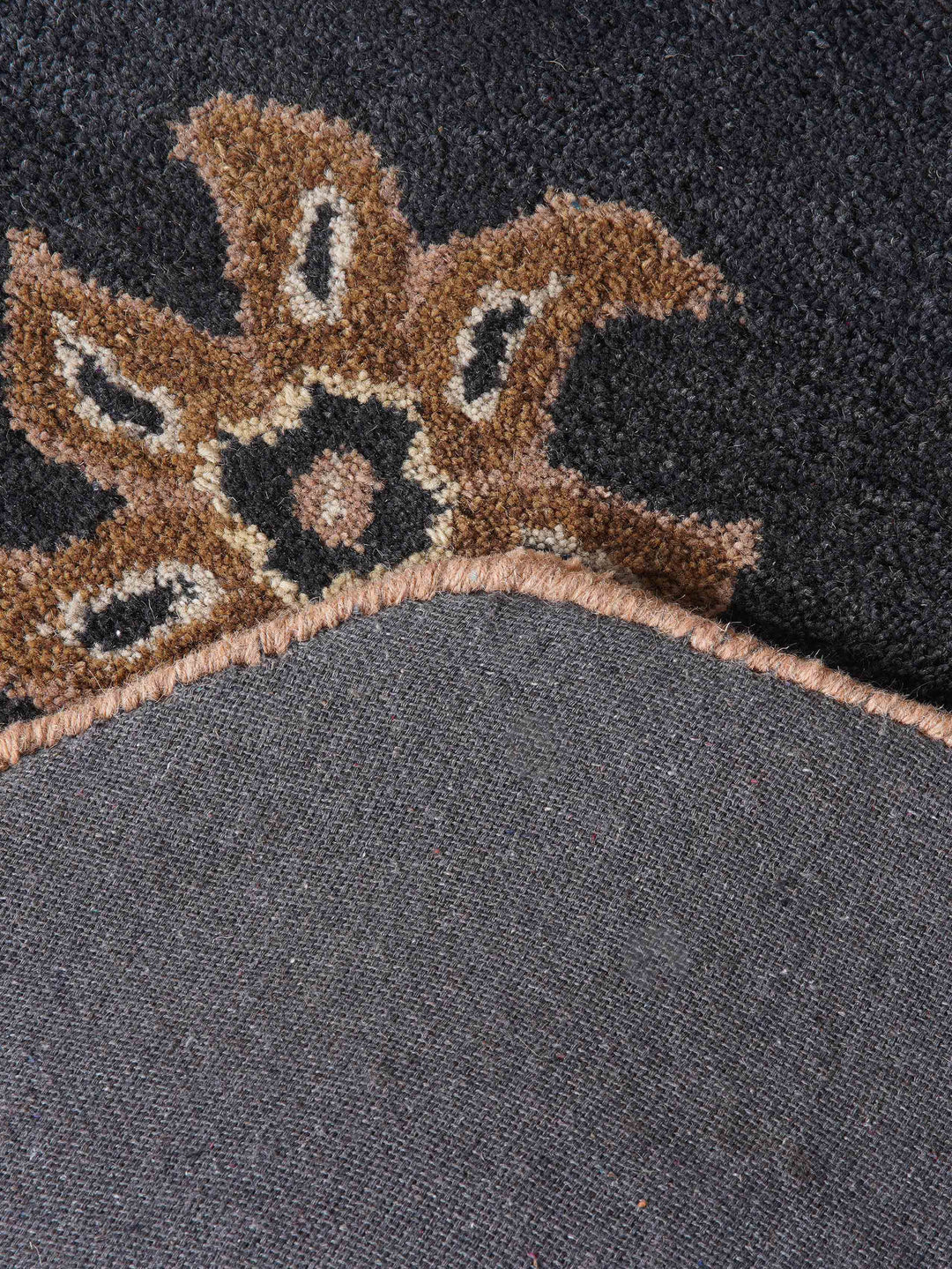 Hand Tufted Charcoal Wool Oriental Rug