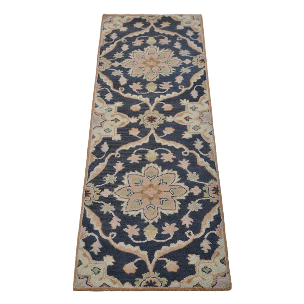Hand Tufted Charcoal Wool Oriental Rug