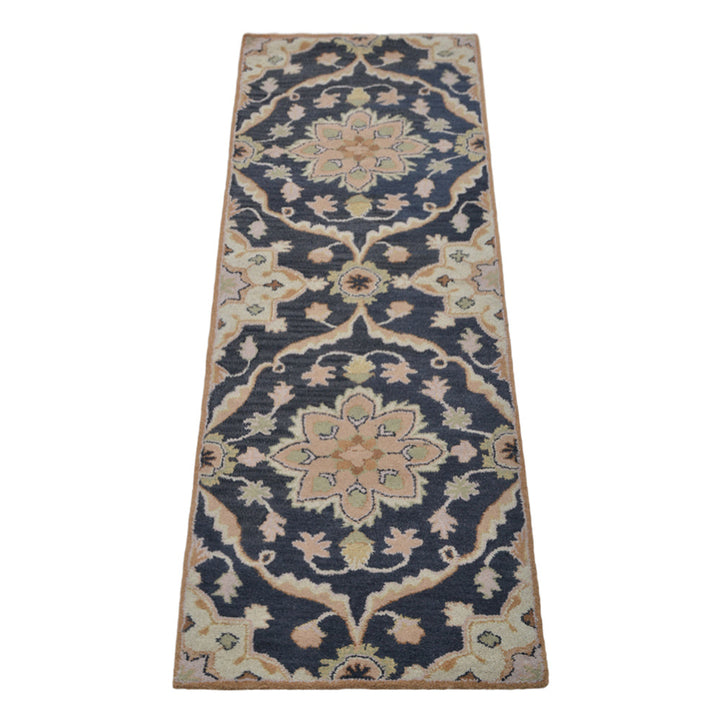 Hand Tufted Charcoal Wool Oriental Rug