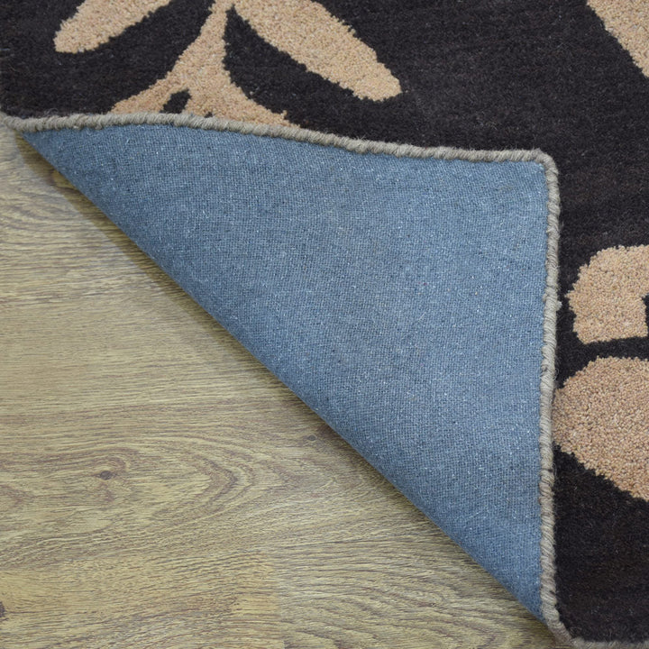 Hand Tufted Wool Area Rug Floral Multicolor K00690