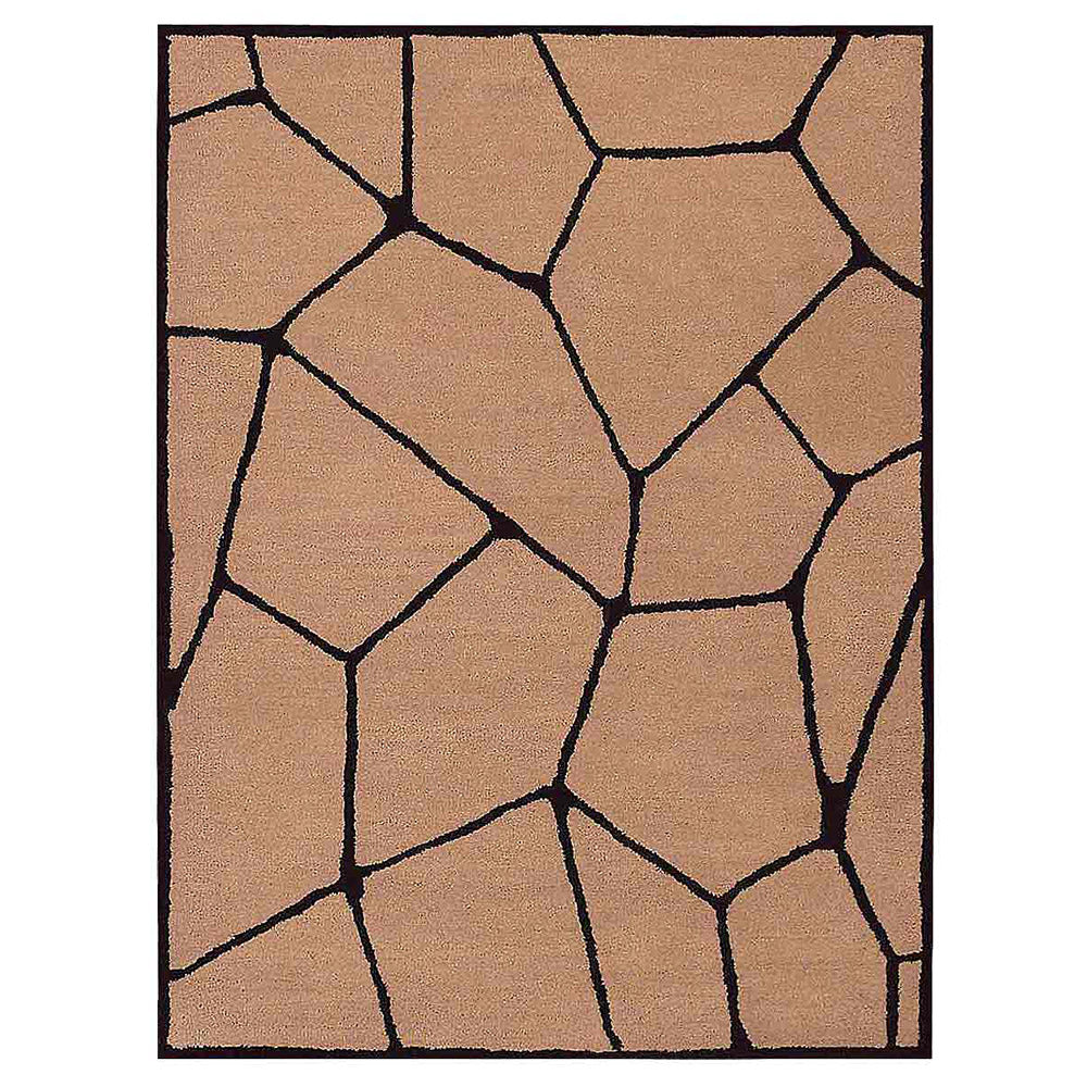 Hand Tufted Wool Area Rug Contemporary Green K00692