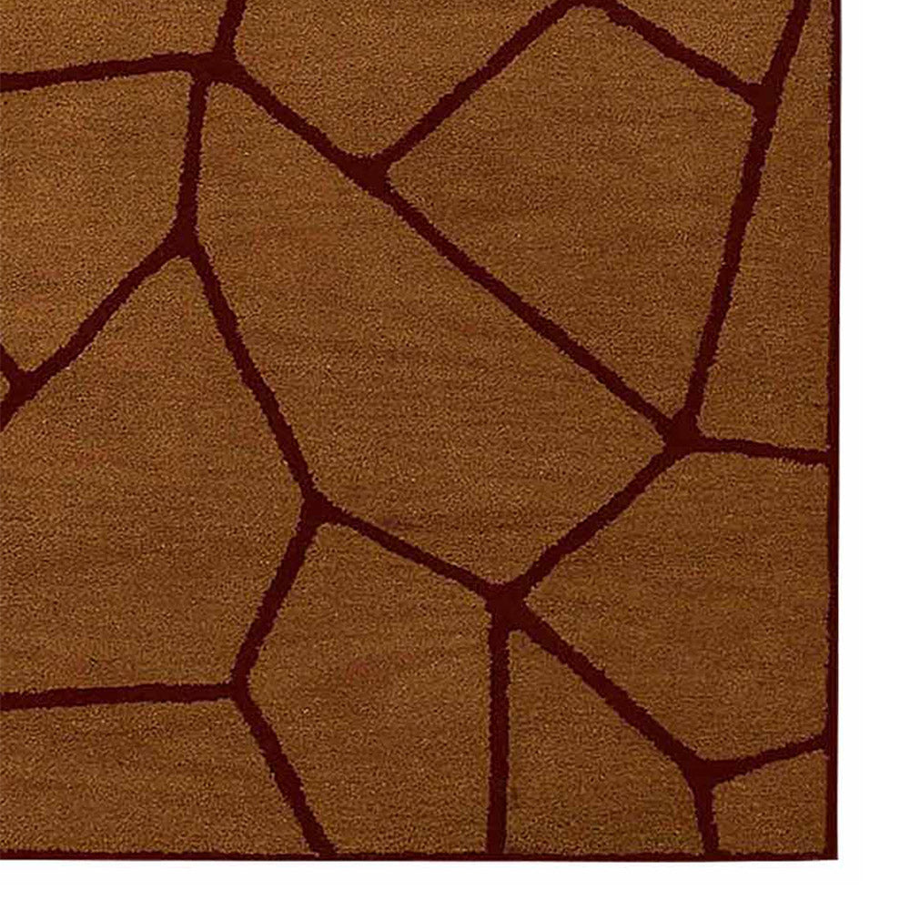 Hand Tufted Wool Area Rug Contemporary Green K00692