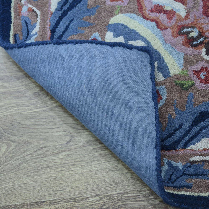 Hand Tufted Wool Area Rug Oriental Light Brown K00S05
