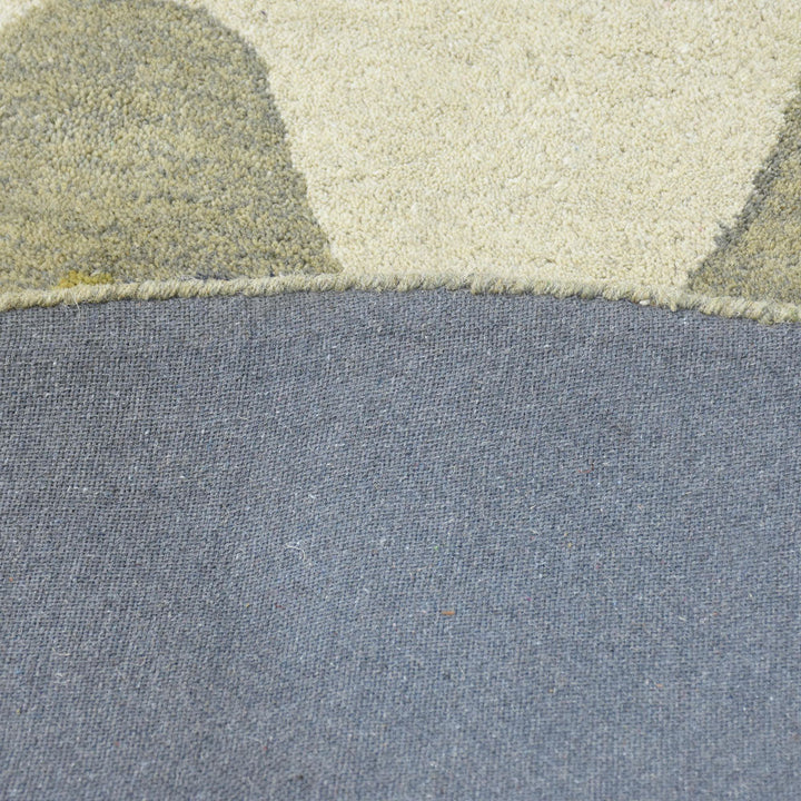 Hand Tufted Wool Area Rug Abstract Multicolor K00S10