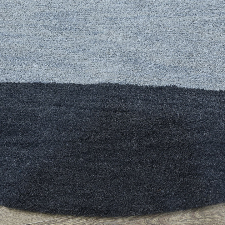 Hand Tufted Wool Area Rug Contemporary Multicolor K00S19