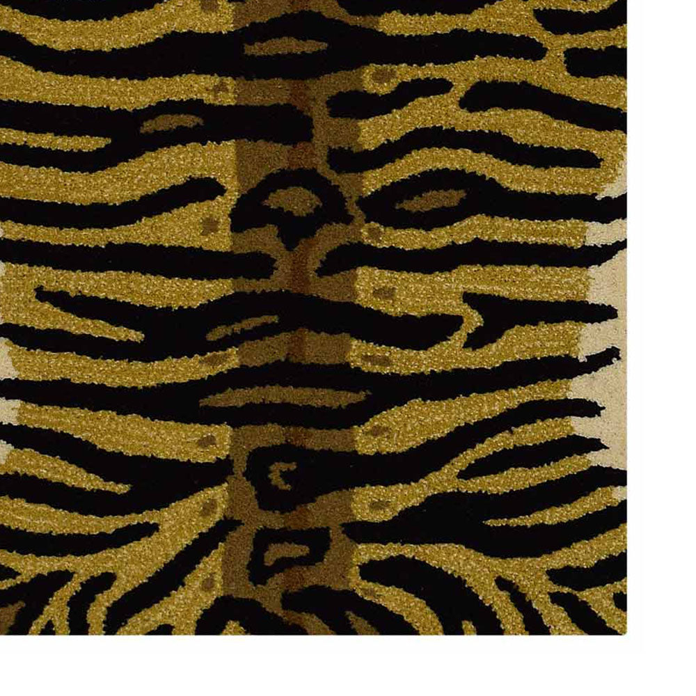 Hand Tufted Multicolor Wool Kids Rug – Tiger Design