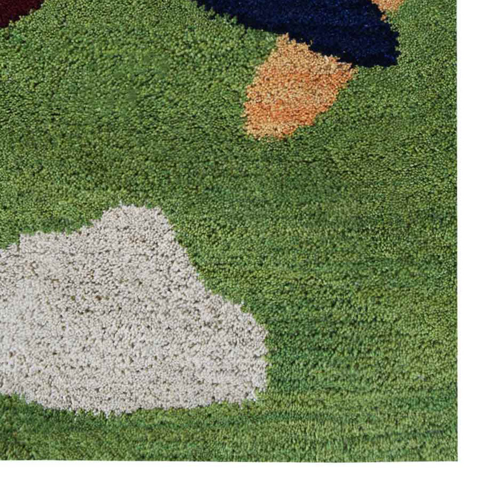Adventure Roads Kids Hand-Tufted Wool Rug – Green