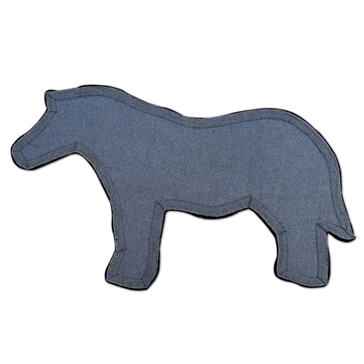 Cream & Black Hand-Tufted Wool Kids Rug – Zebra Shape Design