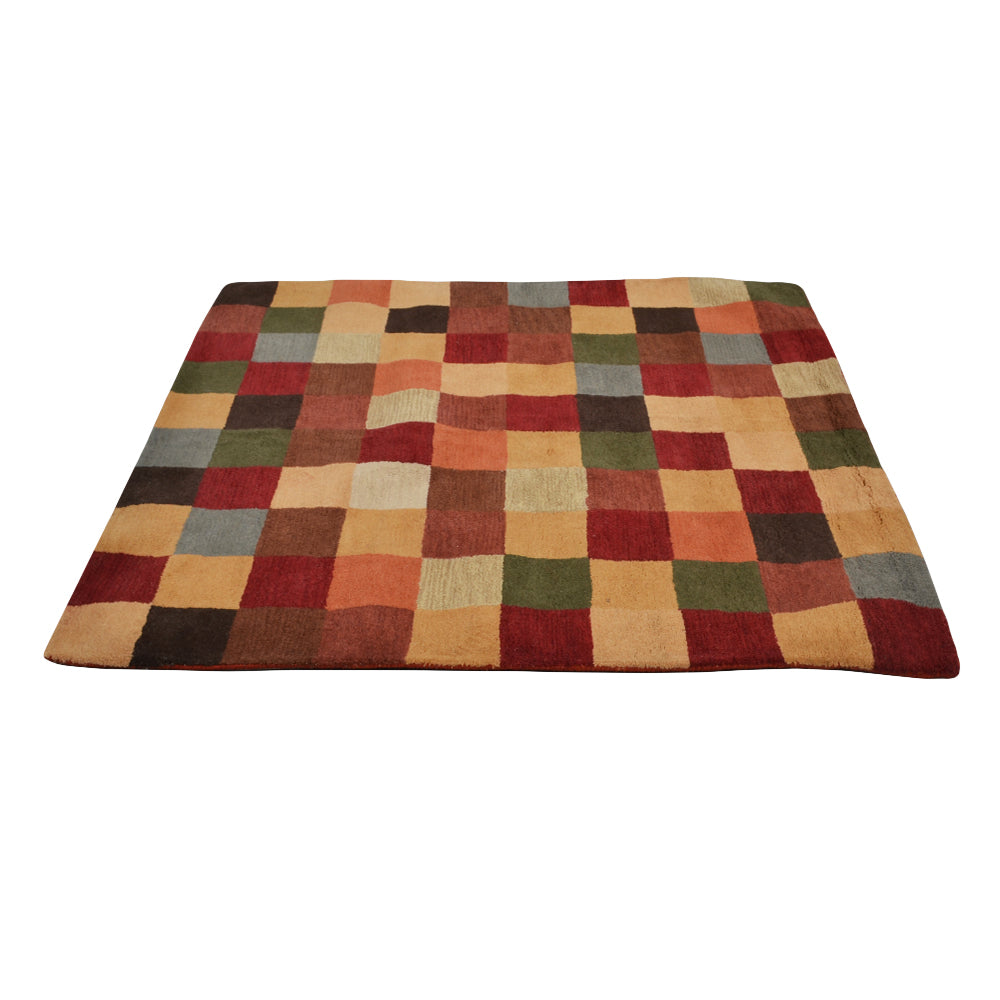 Hand Tufted Wool  Area Rug Contemporary Multicolor K11125849