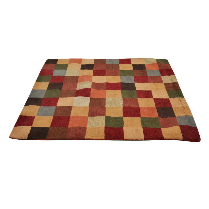 Hand Tufted Wool  Area Rug Contemporary Multicolor K11125849