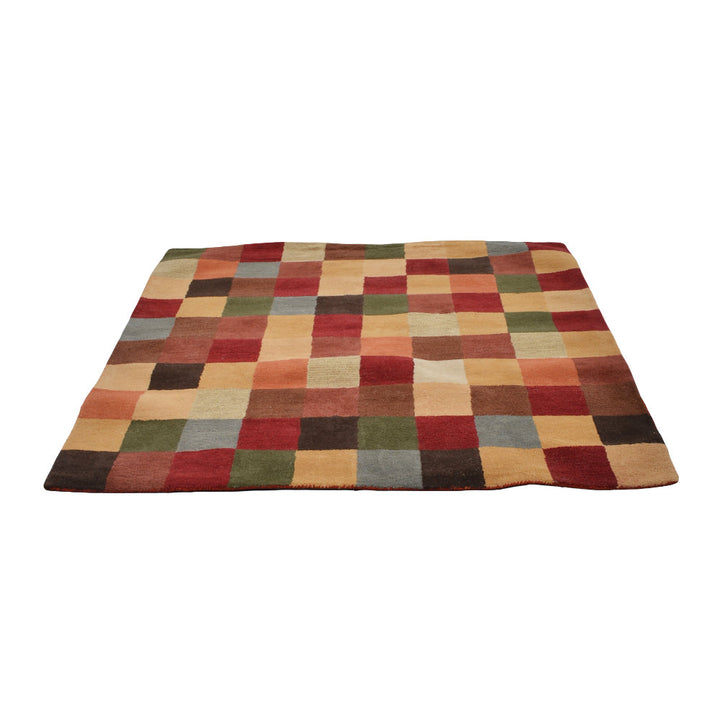 Hand Tufted Wool  Area Rug Contemporary Multicolor K11125849