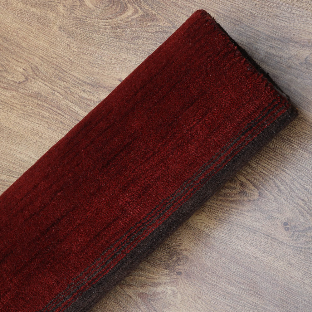 Hand Knotted Wool Area Rug Contemporary Multicolor L00098