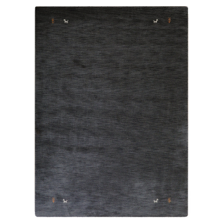 Hand Knotted Wool Area Rug Contemporary Beige L00100