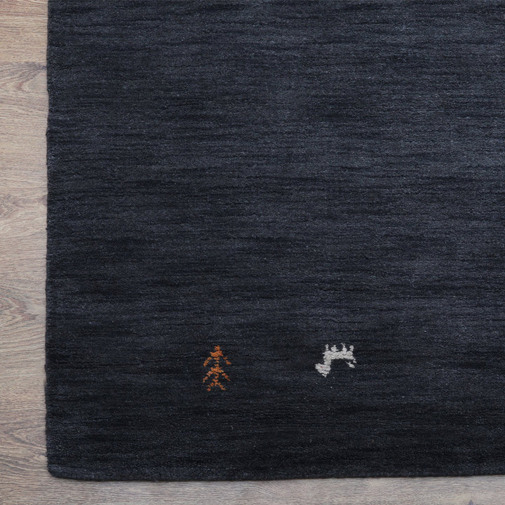 Hand Knotted Wool Area Rug Contemporary Beige L00100