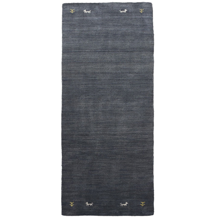 Hand Knotted Wool Area Rug Contemporary Beige L00100