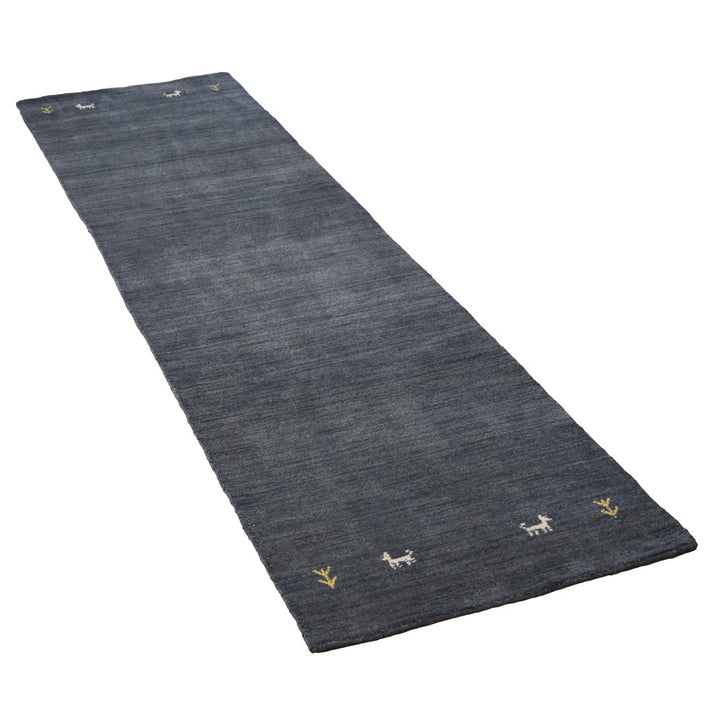 Hand Knotted Wool Area Rug Contemporary Beige L00100