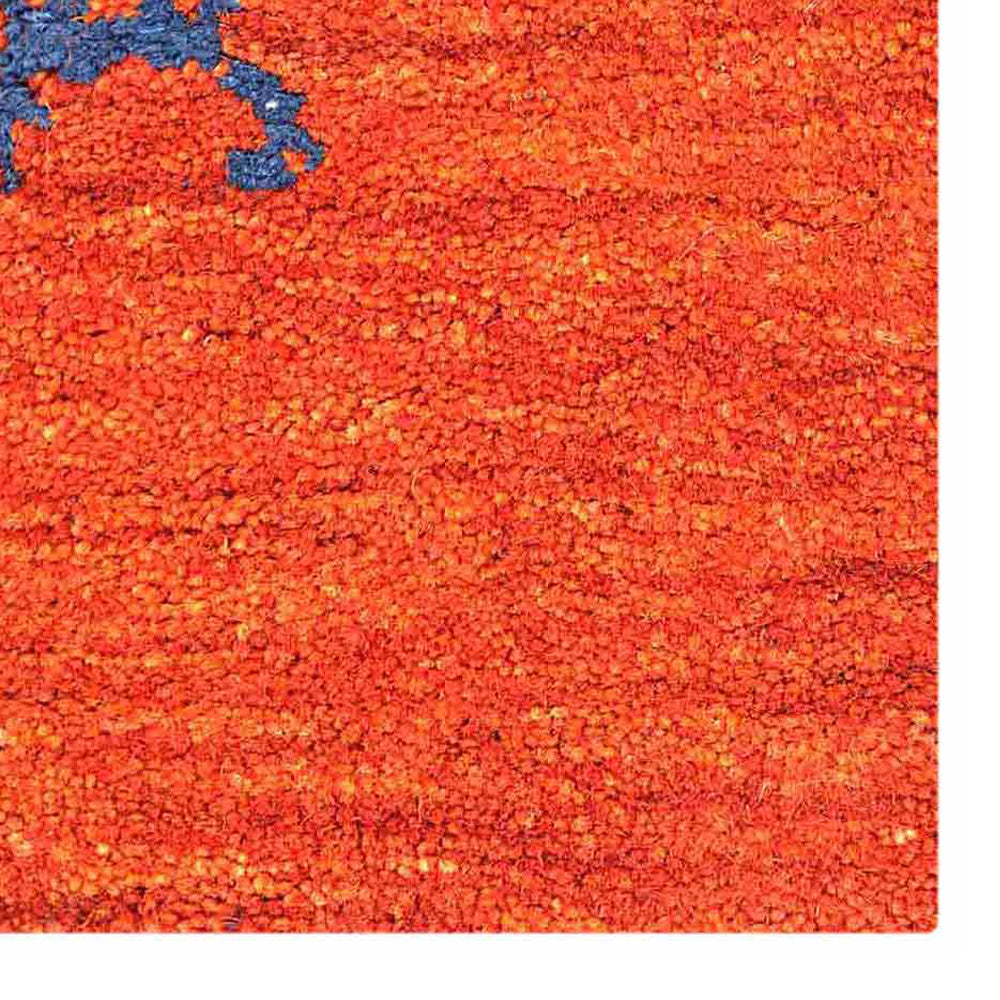 Hand Knotted Wool Area Rug Contemporary Beige L00100