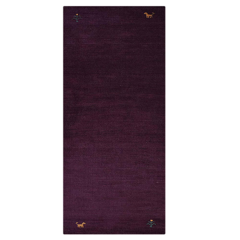 Hand Knotted Wool Area Rug Contemporary Beige L00100