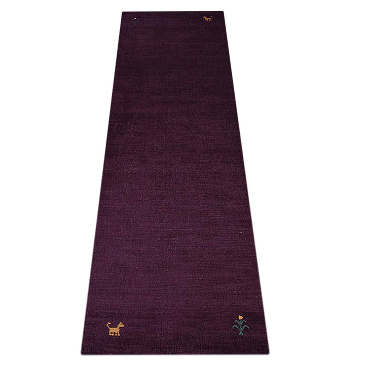 Hand Knotted Wool Area Rug Contemporary Beige L00100