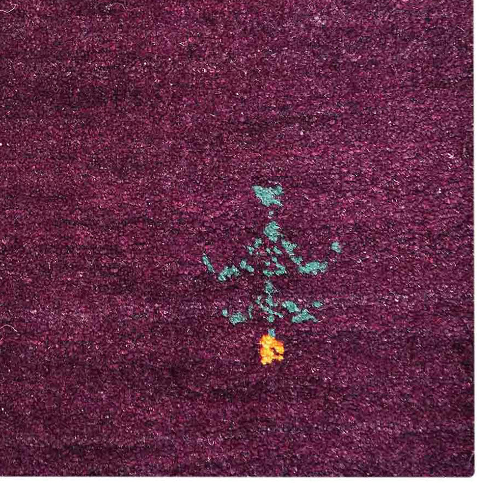 Hand Knotted Wool Area Rug Contemporary Beige L00100