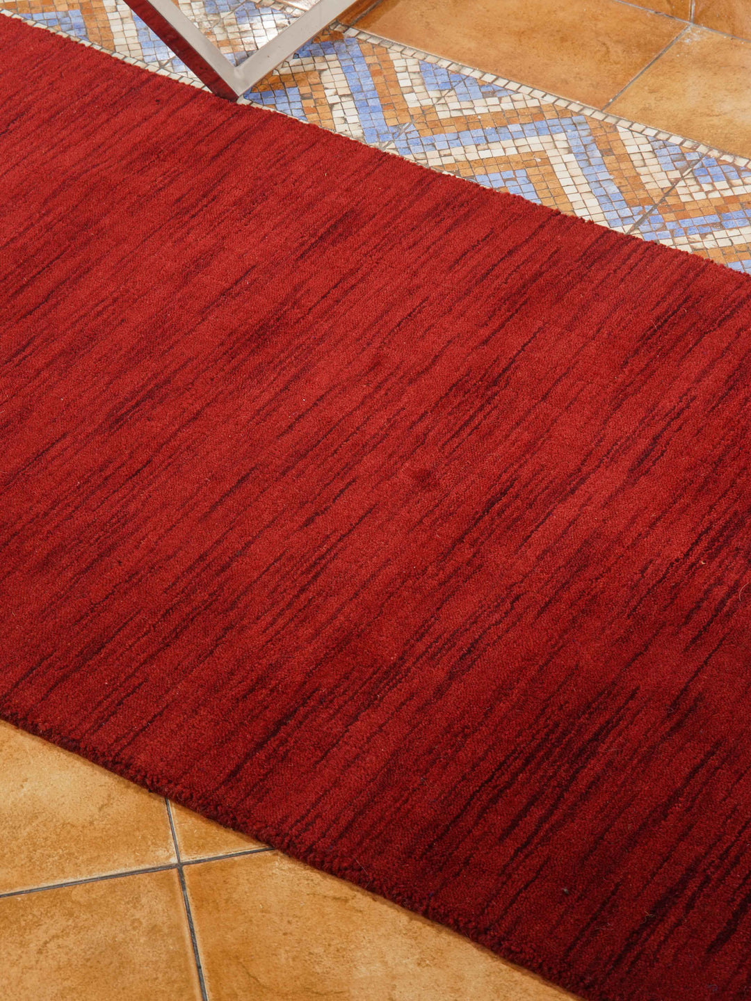 Hand Knotted Wool Area Rug Contemporary Beige L00100