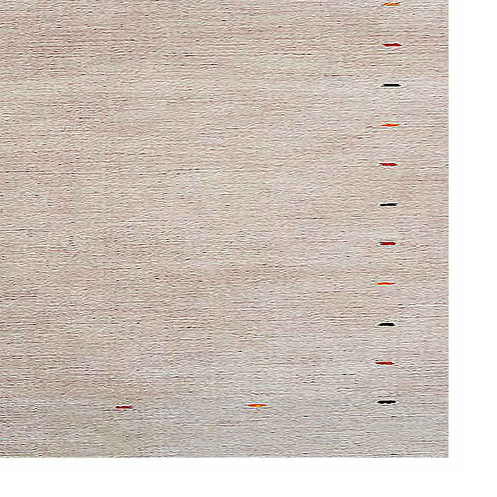 Hand Knotted Wool Area Rug Contemporary Beige L00102