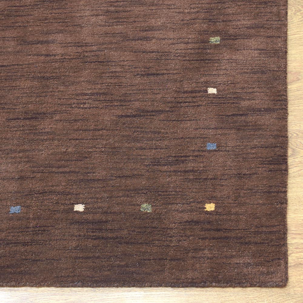 Hand Knotted Wool Area Rug Contemporary Beige L00102