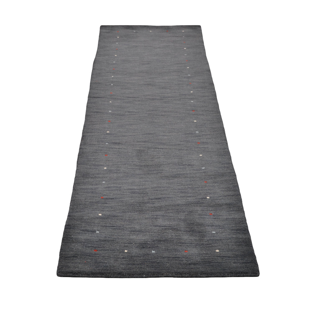 Hand Knotted Wool Area Rug Contemporary Beige L00102