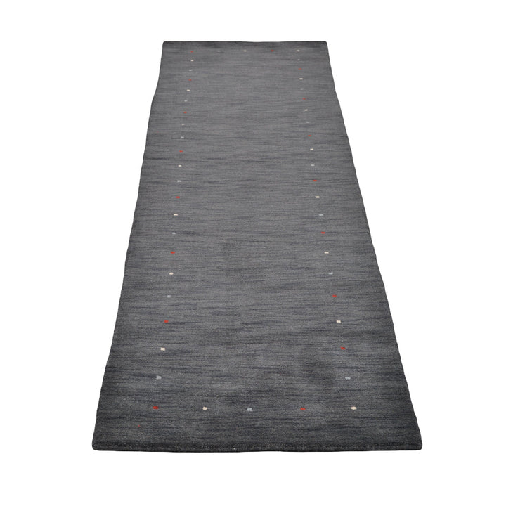Hand Knotted Wool Area Rug Contemporary Beige L00102