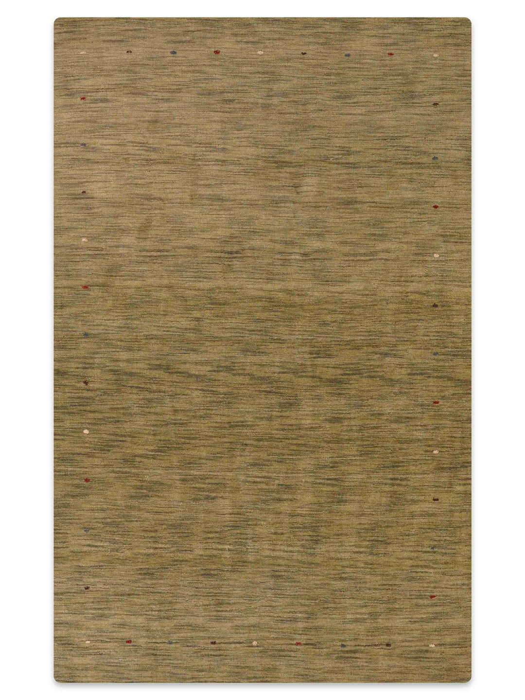 Hand Knotted Wool Area Rug Contemporary Beige L00102