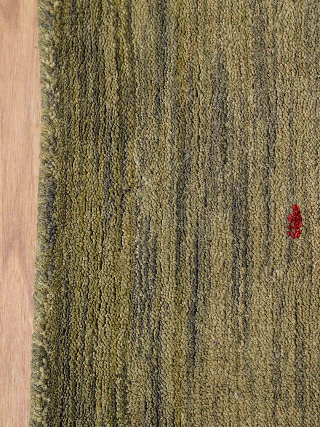 Hand Knotted Wool Area Rug Contemporary Beige L00102