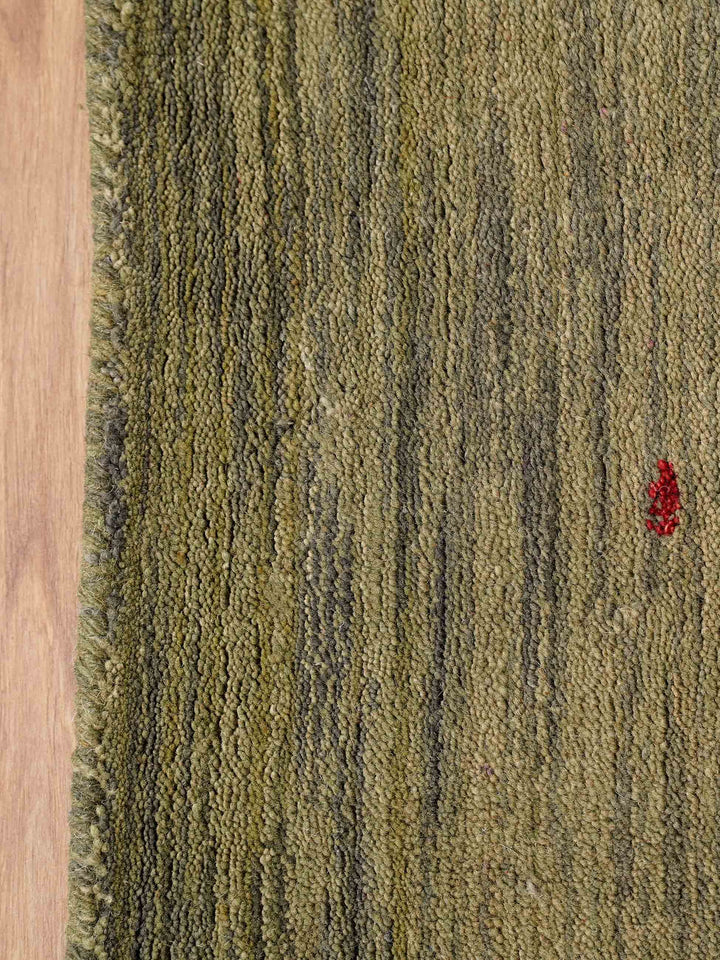 Hand Knotted Wool Area Rug Contemporary Beige L00102